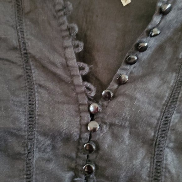 Free People Balloon Sleeve Shirt - Picture 7 of 8